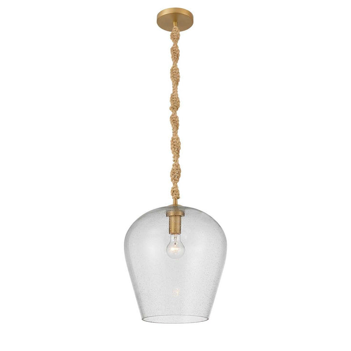 Elyric One Light Pendant in Legacy Brass Minka-Lavery