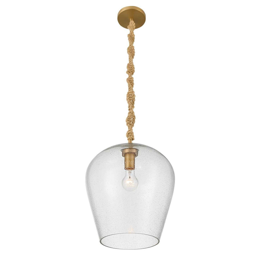 Elyric One Light Pendant in Legacy Brass Minka-Lavery