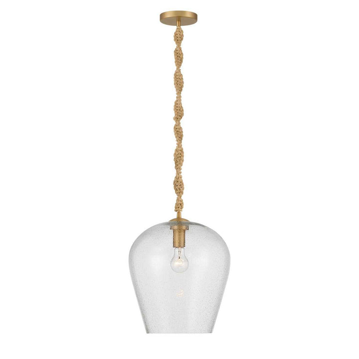 Elyric One Light Pendant in Legacy Brass Minka-Lavery