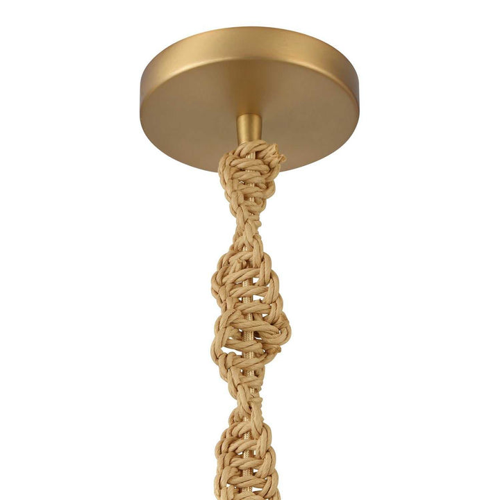 Elyric One Light Pendant in Legacy Brass Minka-Lavery