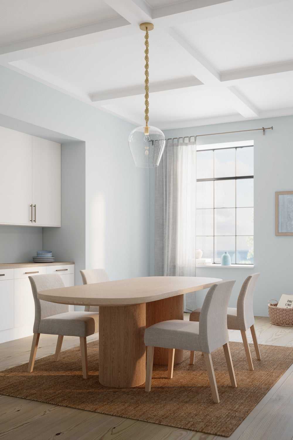 Elyric One Light Pendant in Legacy Brass Minka-Lavery