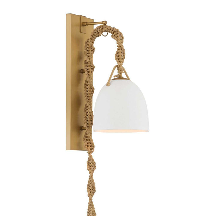 Cordon One Light Wall Sconce in Legacy Brass Minka-Lavery