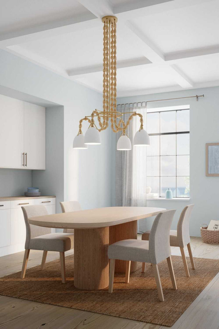 Cordon Four Light Pendant in Legacy Brass Minka-Lavery