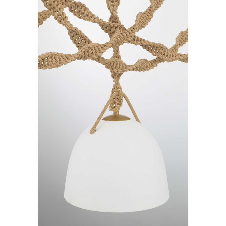Cordon Three Light Linear Chandelier in Legacy Brass Minka-Lavery