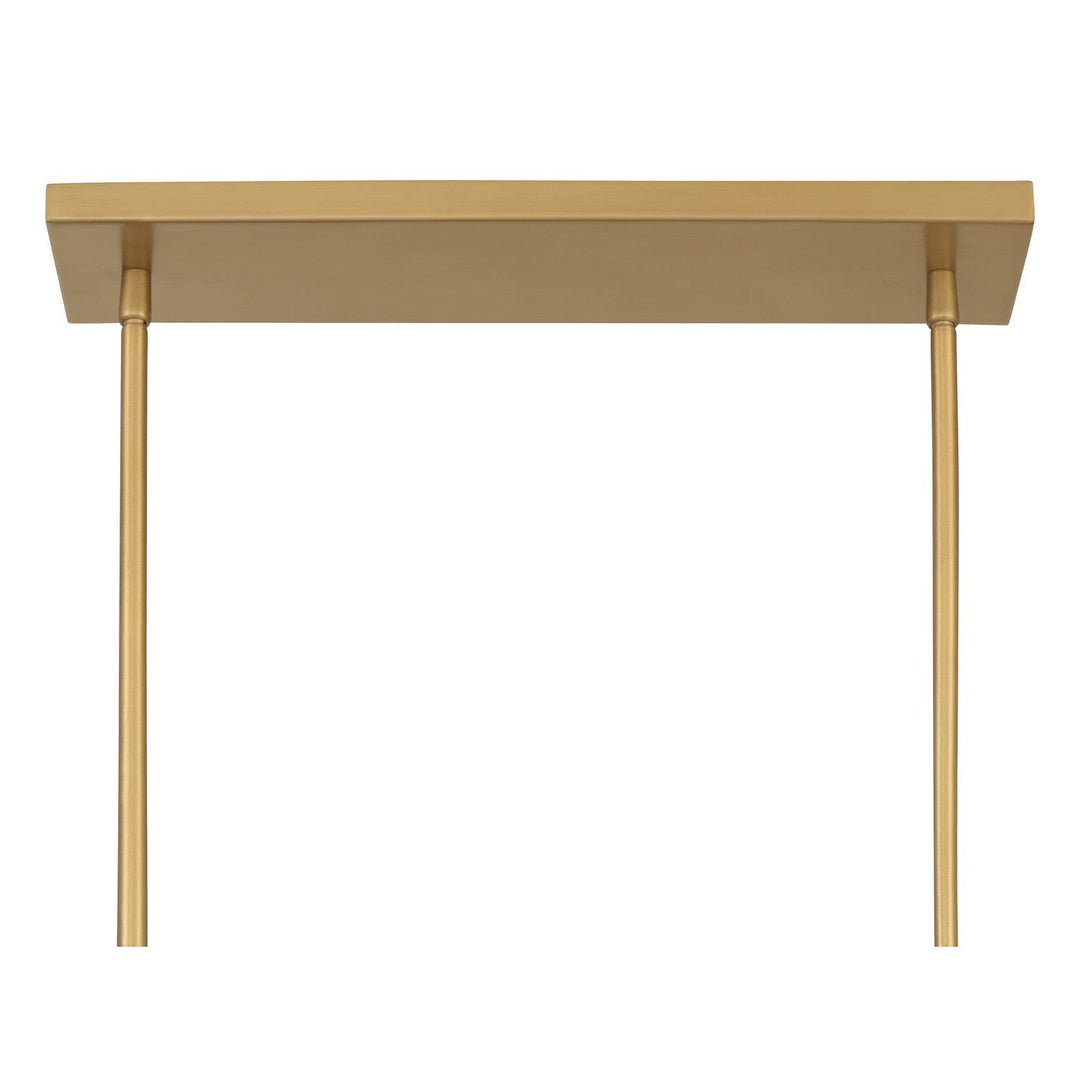 Cordon Three Light Linear Chandelier in Legacy Brass Minka-Lavery