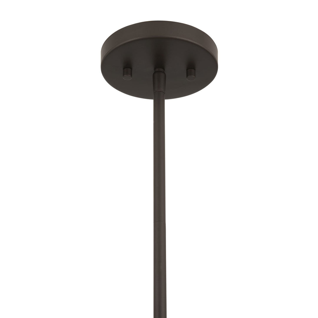 Aeris Five Light Pendant in Dark Bronze Minka-Lavery