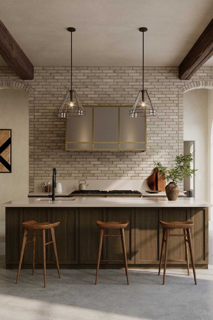 Lorenth One Light Pendant in Dark Matte Black Minka-Lavery