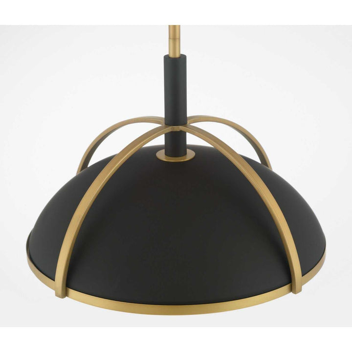 Yorkshire Two Light Pendant in Dark Matte Black Minka-Lavery