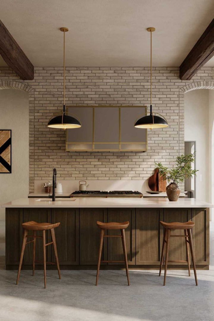 Yorkshire Two Light Pendant in Dark Matte Black Minka-Lavery