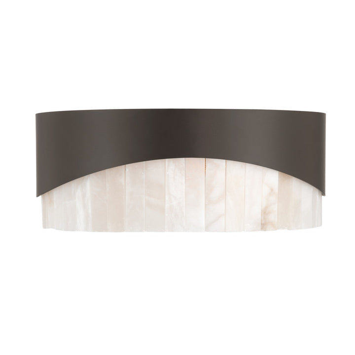 Sway Three Light Flush Mount in Dark Bronze Minka-Lavery