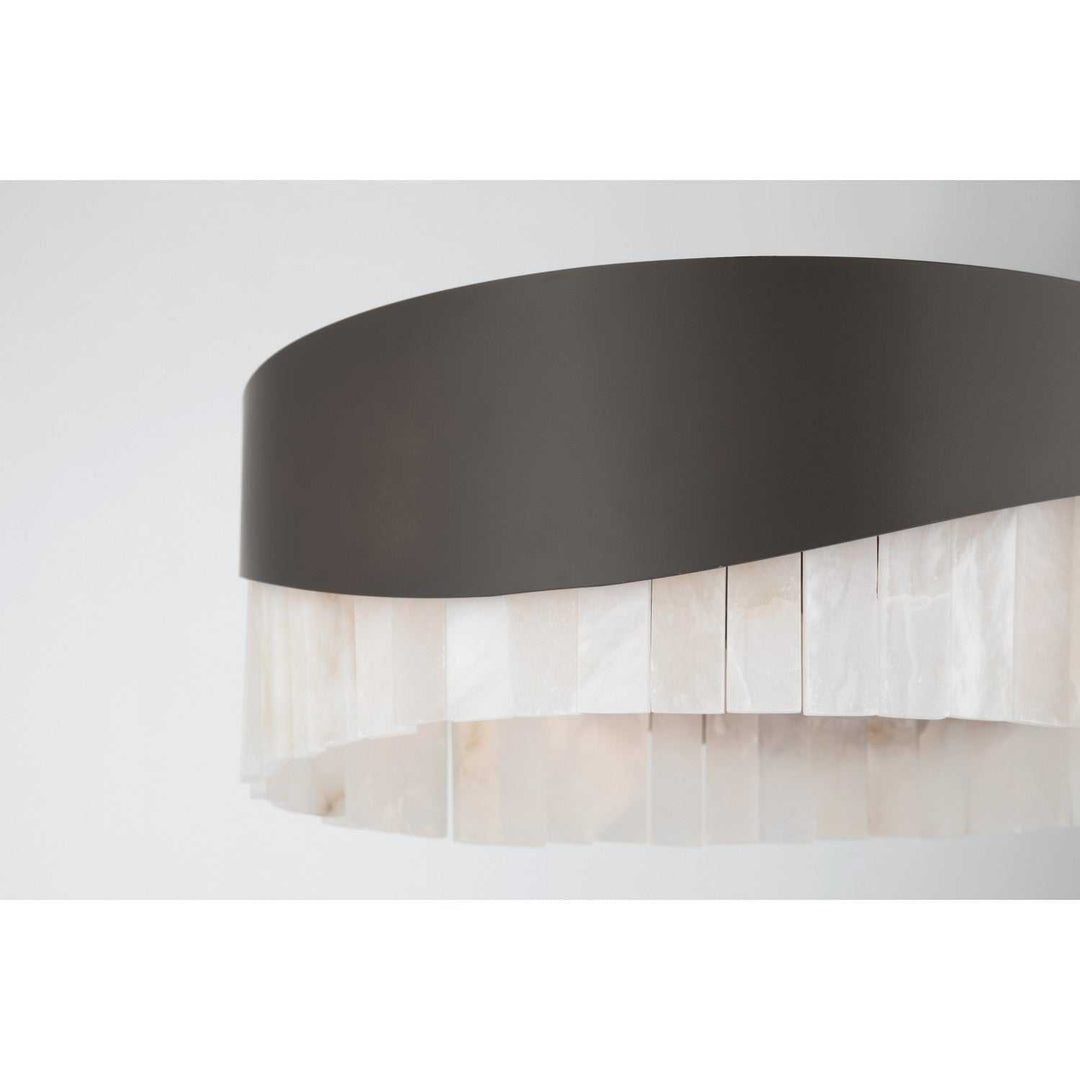 Sway Three Light Flush Mount in Dark Bronze Minka-Lavery