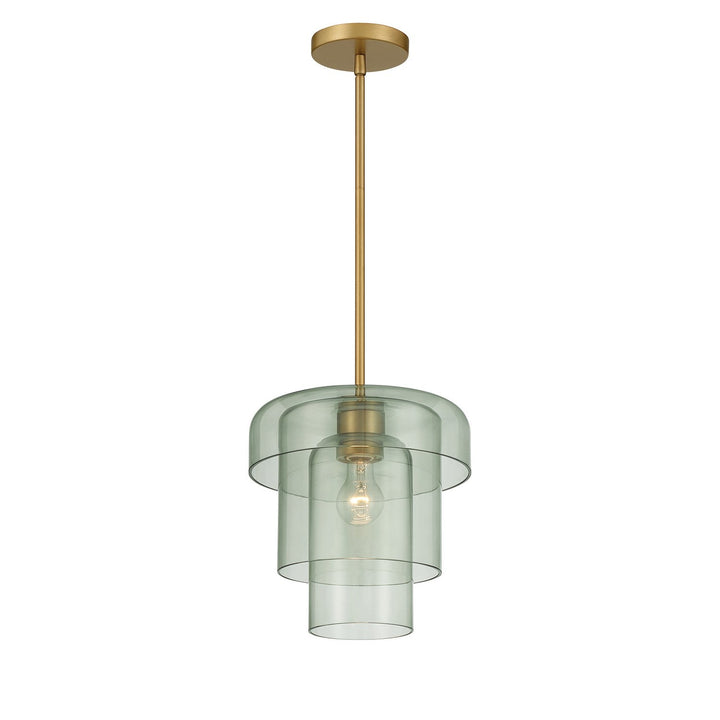 Velique One Light Pendant in Legacy Brass Minka-Lavery