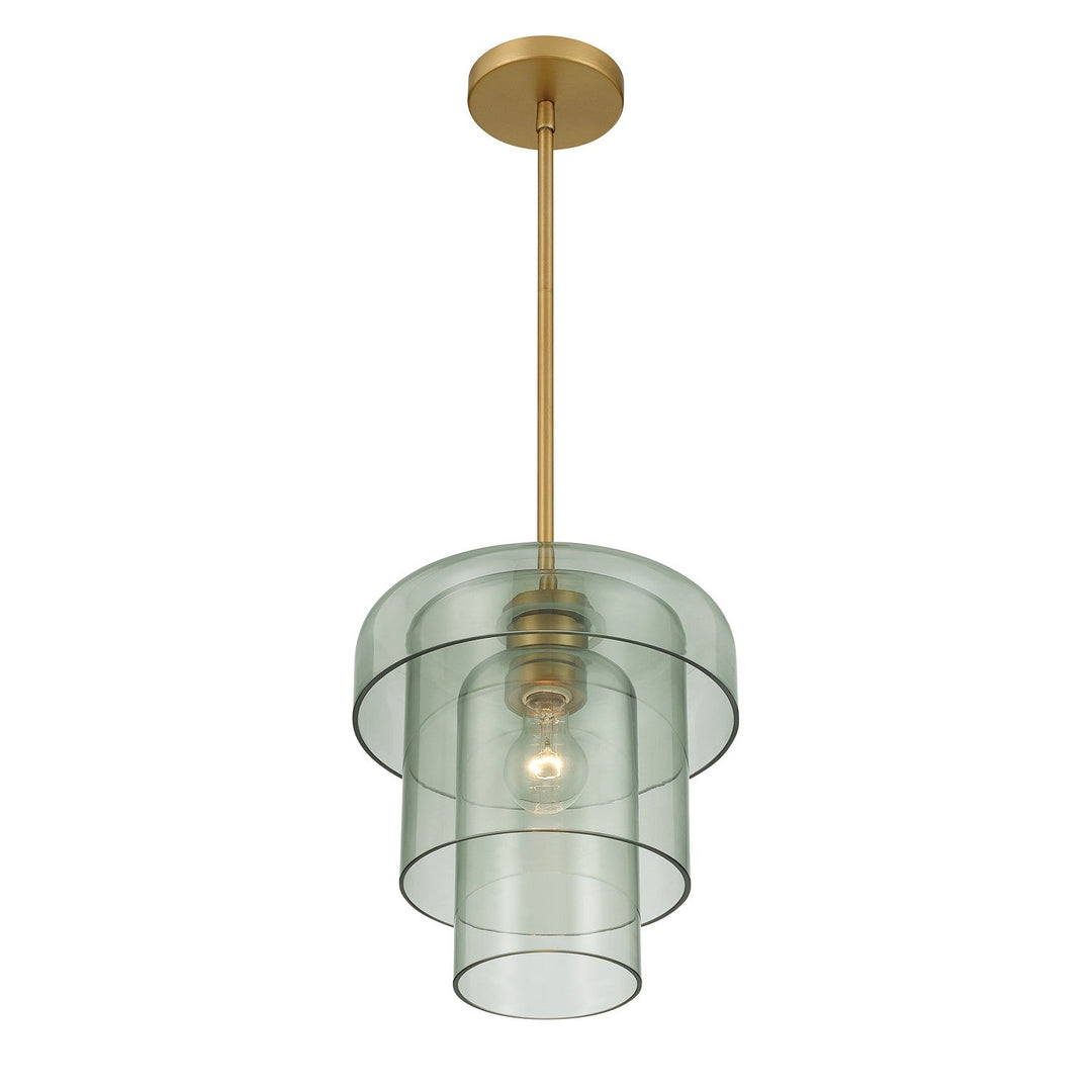Velique One Light Pendant in Legacy Brass Minka-Lavery