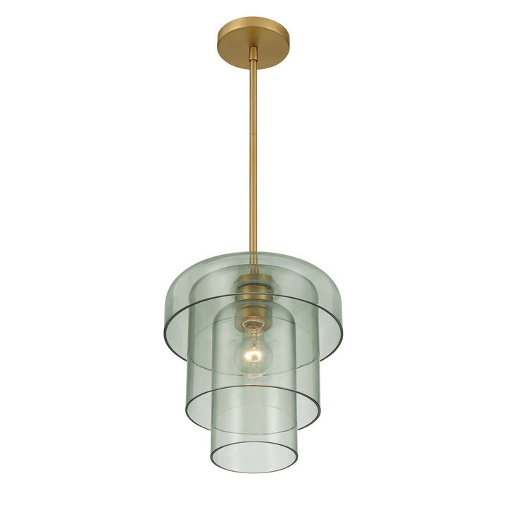 Velique One Light Pendant in Legacy Brass Minka-Lavery