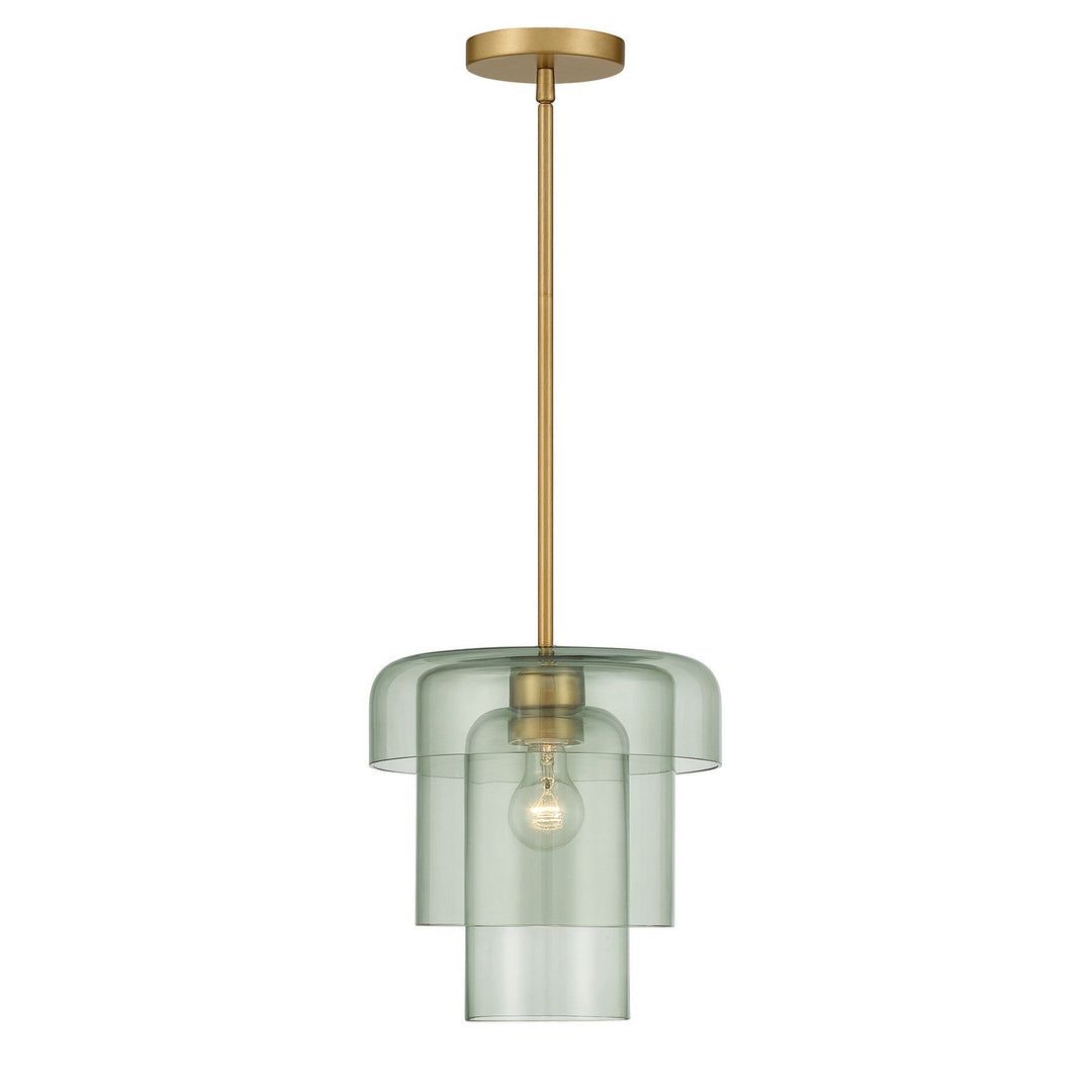 Velique One Light Pendant in Legacy Brass Minka-Lavery