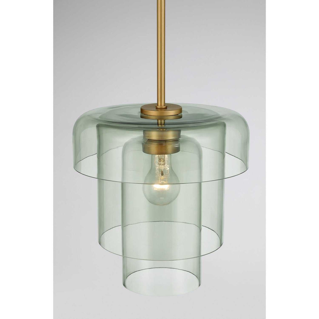 Velique One Light Pendant in Legacy Brass Minka-Lavery