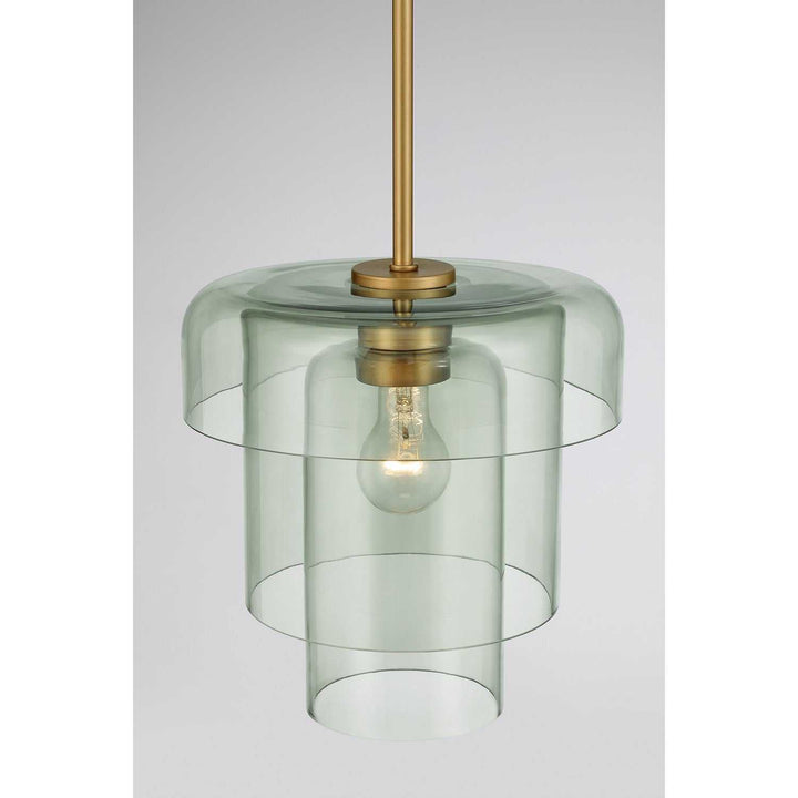 Velique One Light Pendant in Legacy Brass Minka-Lavery