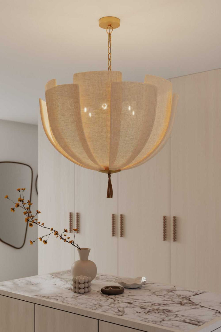 Celestine Three Light Pendant in Legacy Brass Minka-Lavery