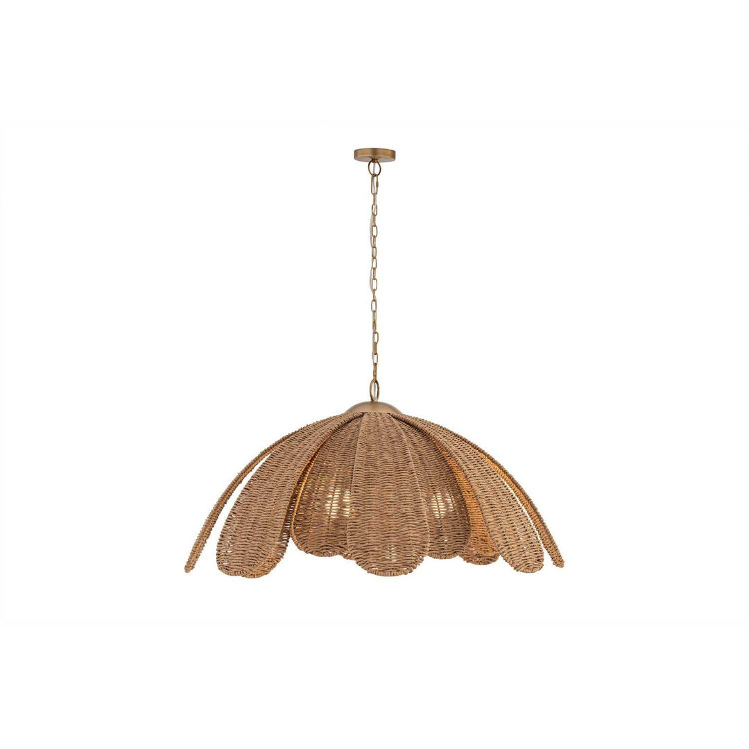 Covea Three Light Pendant in Legacy Brass Minka-Lavery