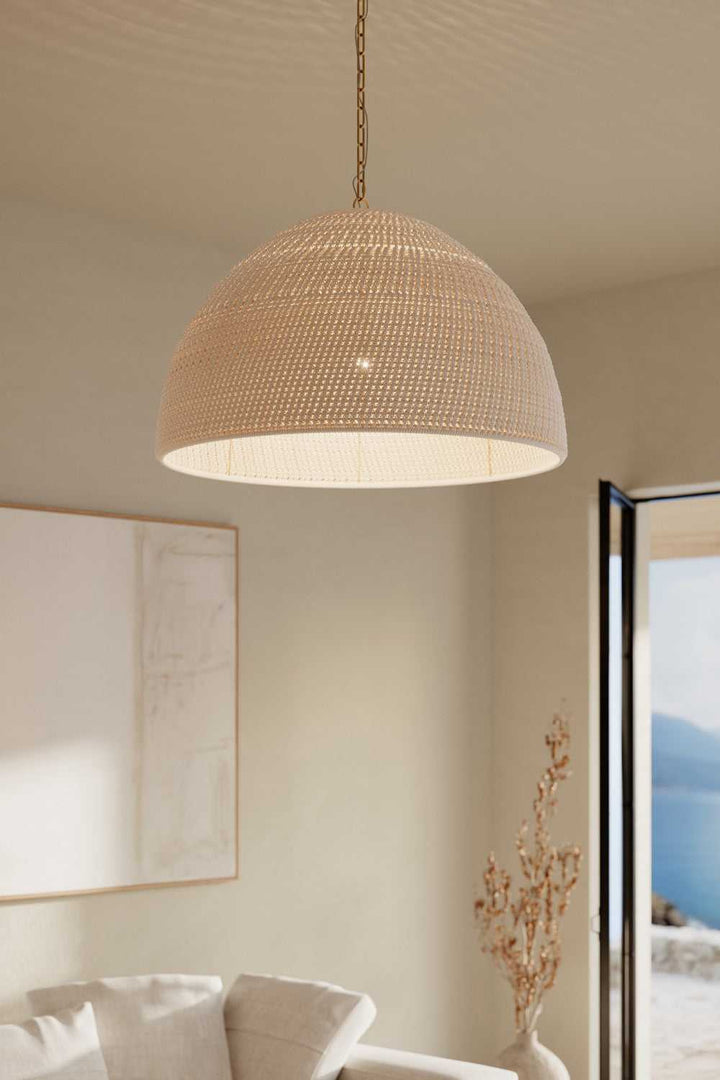 Fernwood One Light Pendant in Legacy Brass Minka-Lavery