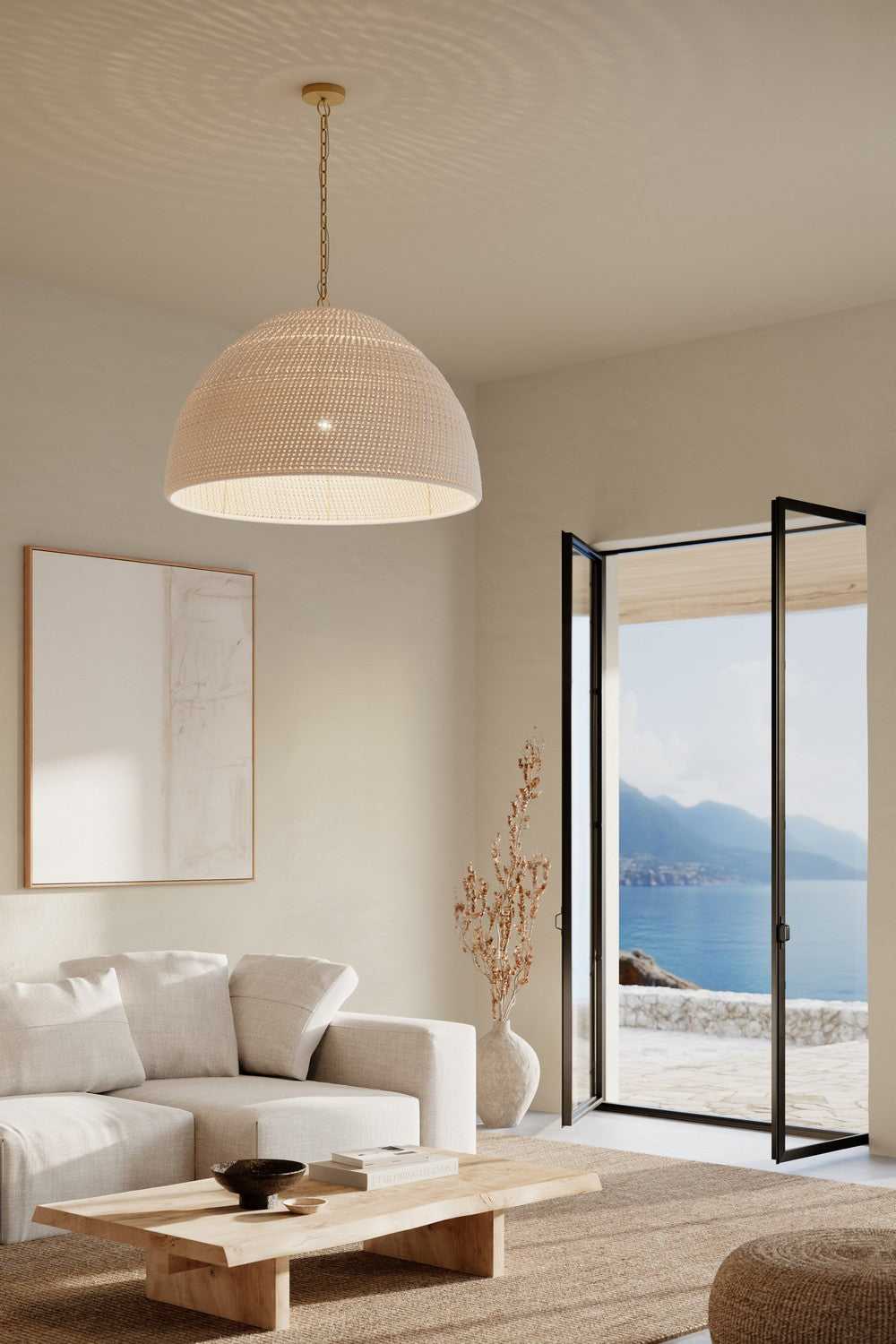 Fernwood One Light Pendant in Legacy Brass Minka-Lavery