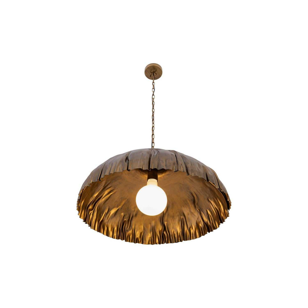 Zinnia One Light Pendant in Antique Brass Minka-Lavery