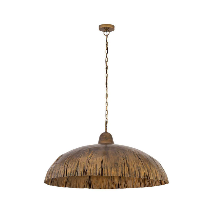 Zinnia One Light Pendant in Antique Brass Minka-Lavery
