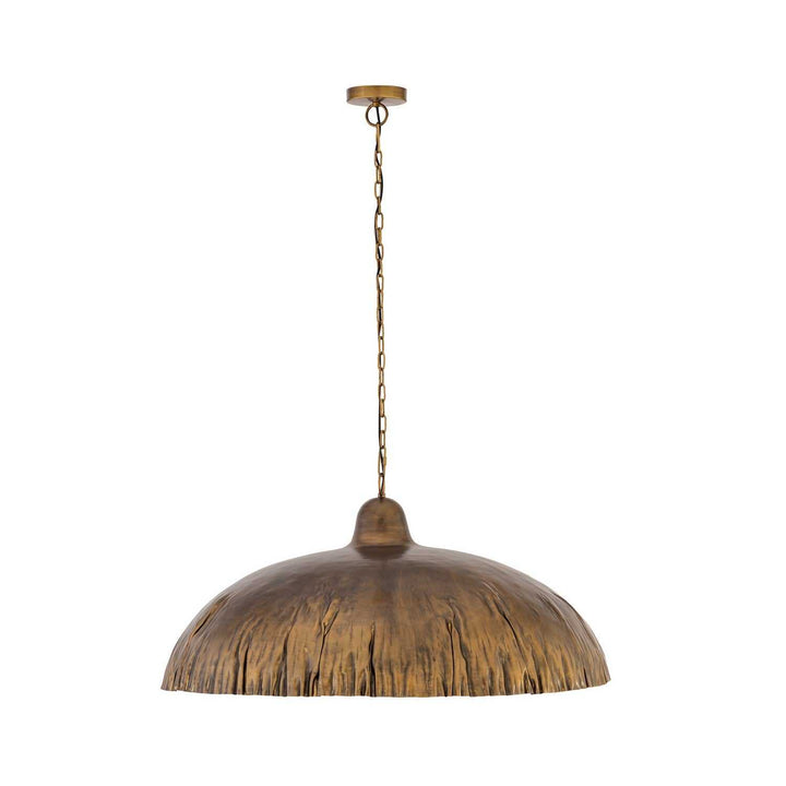 Zinnia One Light Pendant in Antique Brass Minka-Lavery