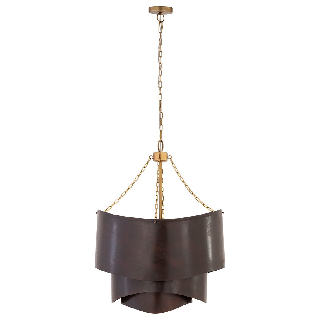 Zyra Three Light Pendant in Legacy Brass Minka-Lavery