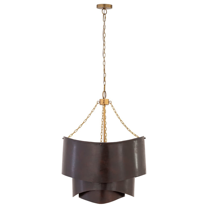 Zyra Three Light Pendant in Legacy Brass Minka-Lavery