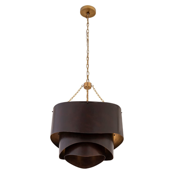 Zyra Three Light Pendant in Legacy Brass Minka-Lavery