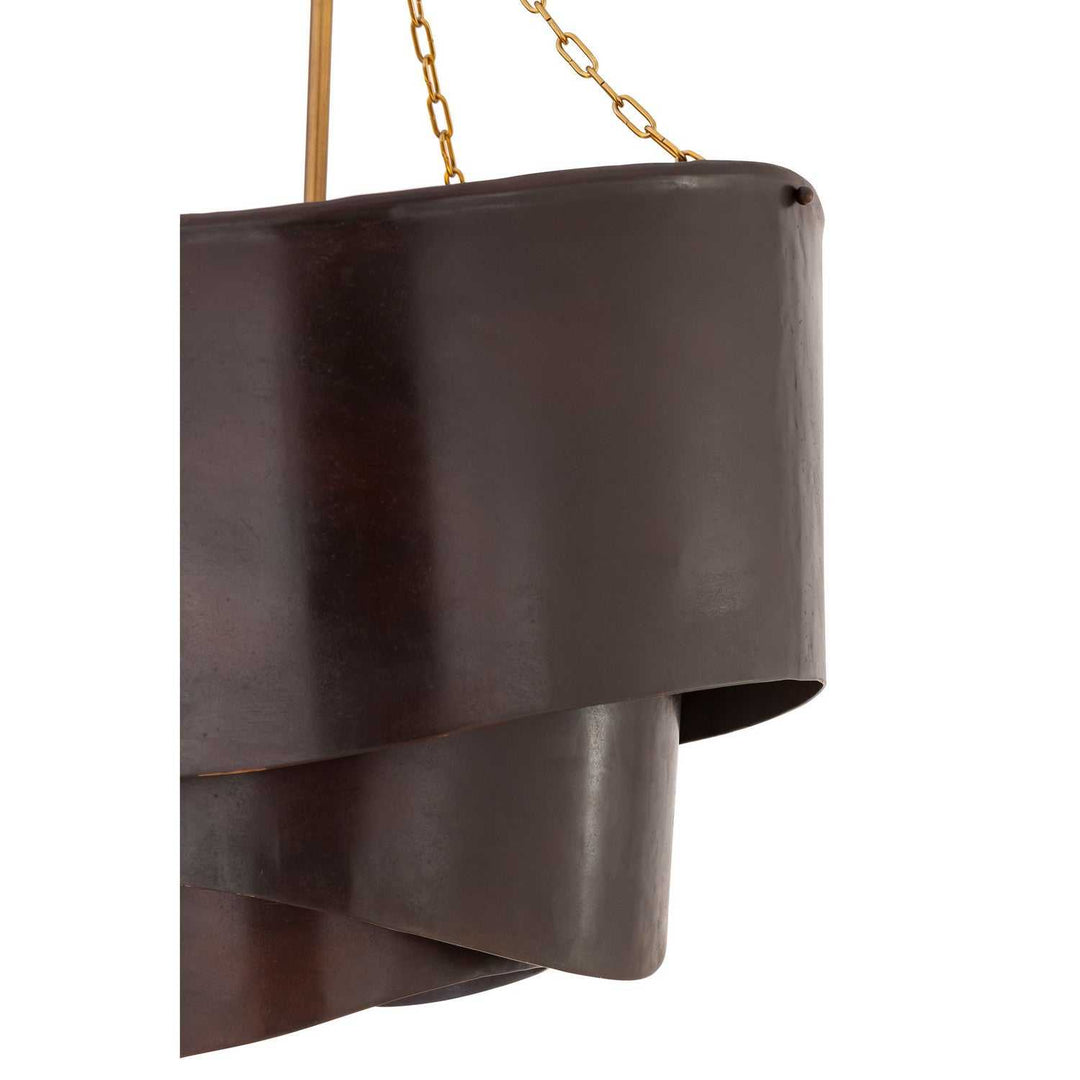 Zyra Three Light Pendant in Legacy Brass Minka-Lavery