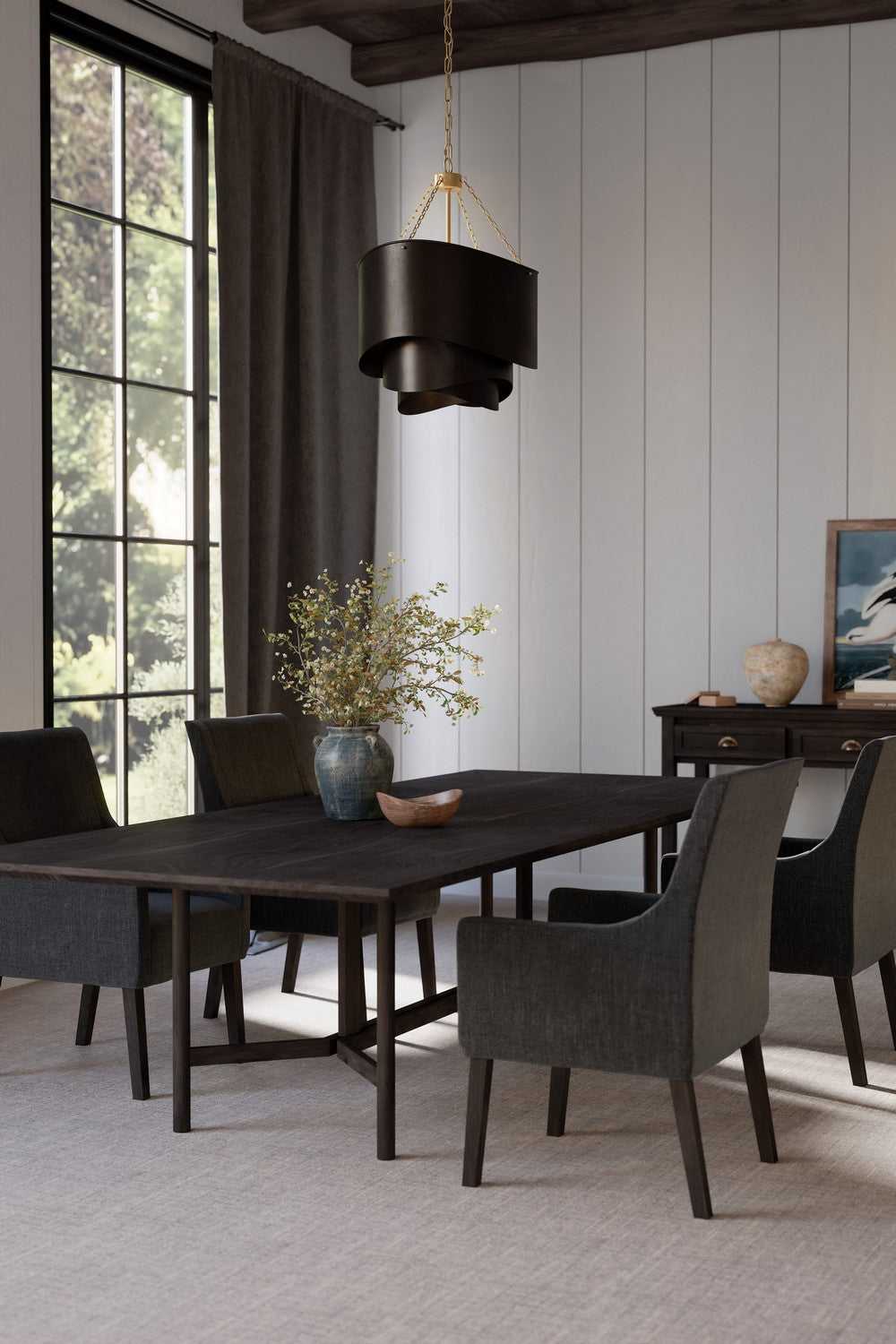 Zyra Three Light Pendant in Legacy Brass Minka-Lavery