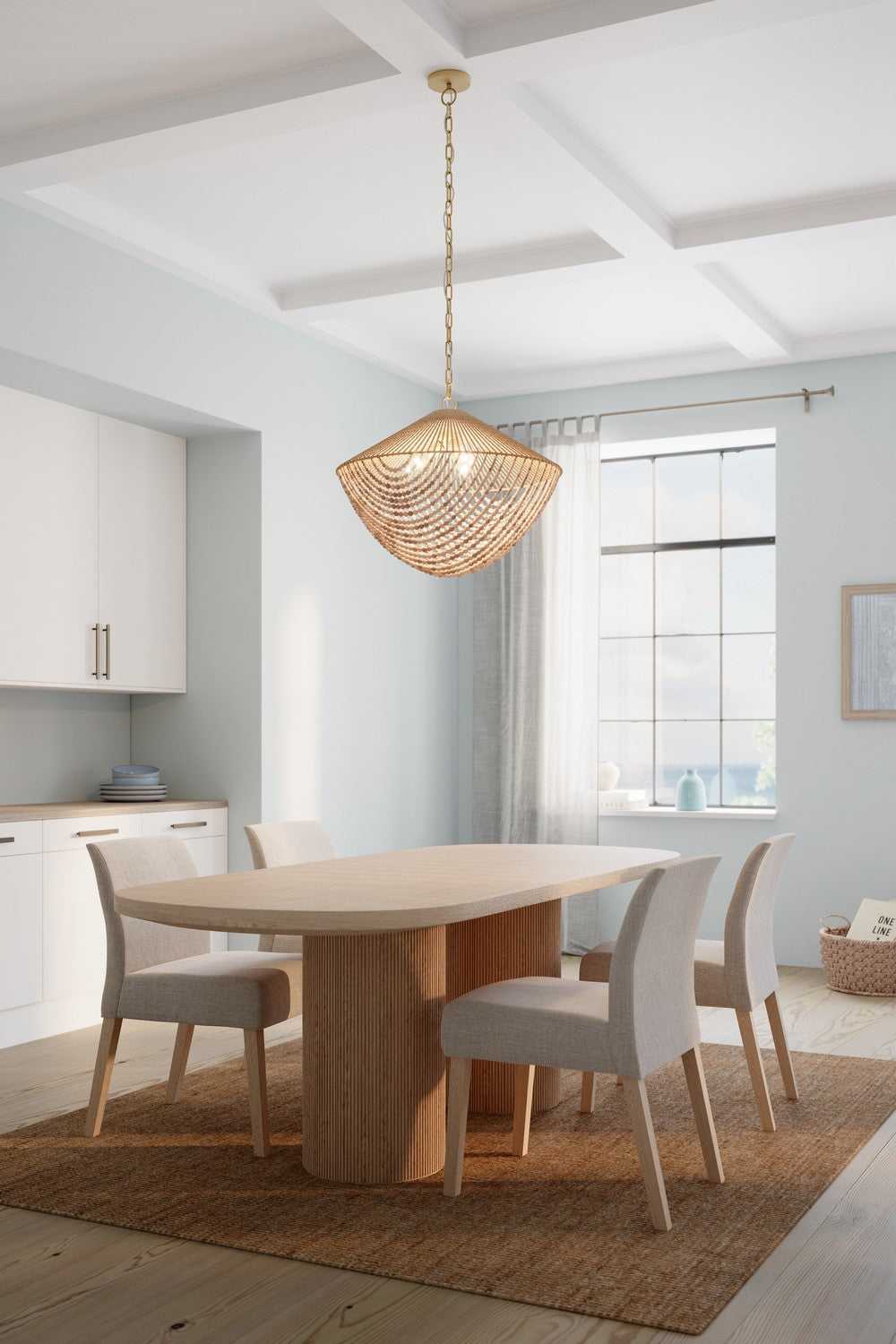 Virella Three Light Pendant in Legacy Brass Minka-Lavery