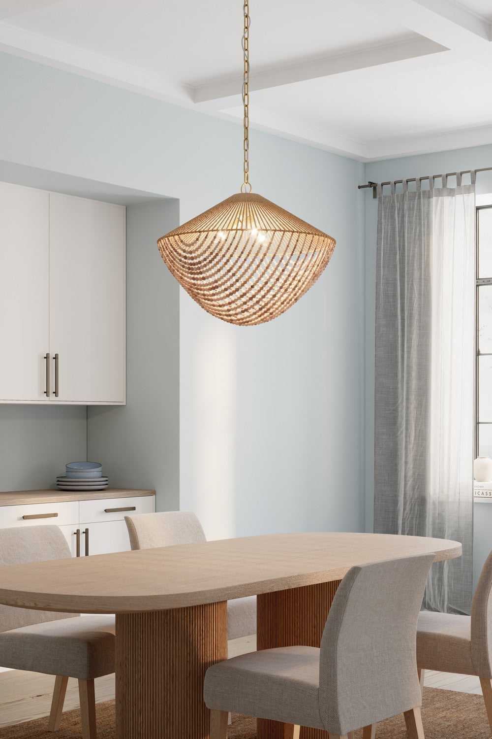 Virella Three Light Pendant in Legacy Brass Minka-Lavery