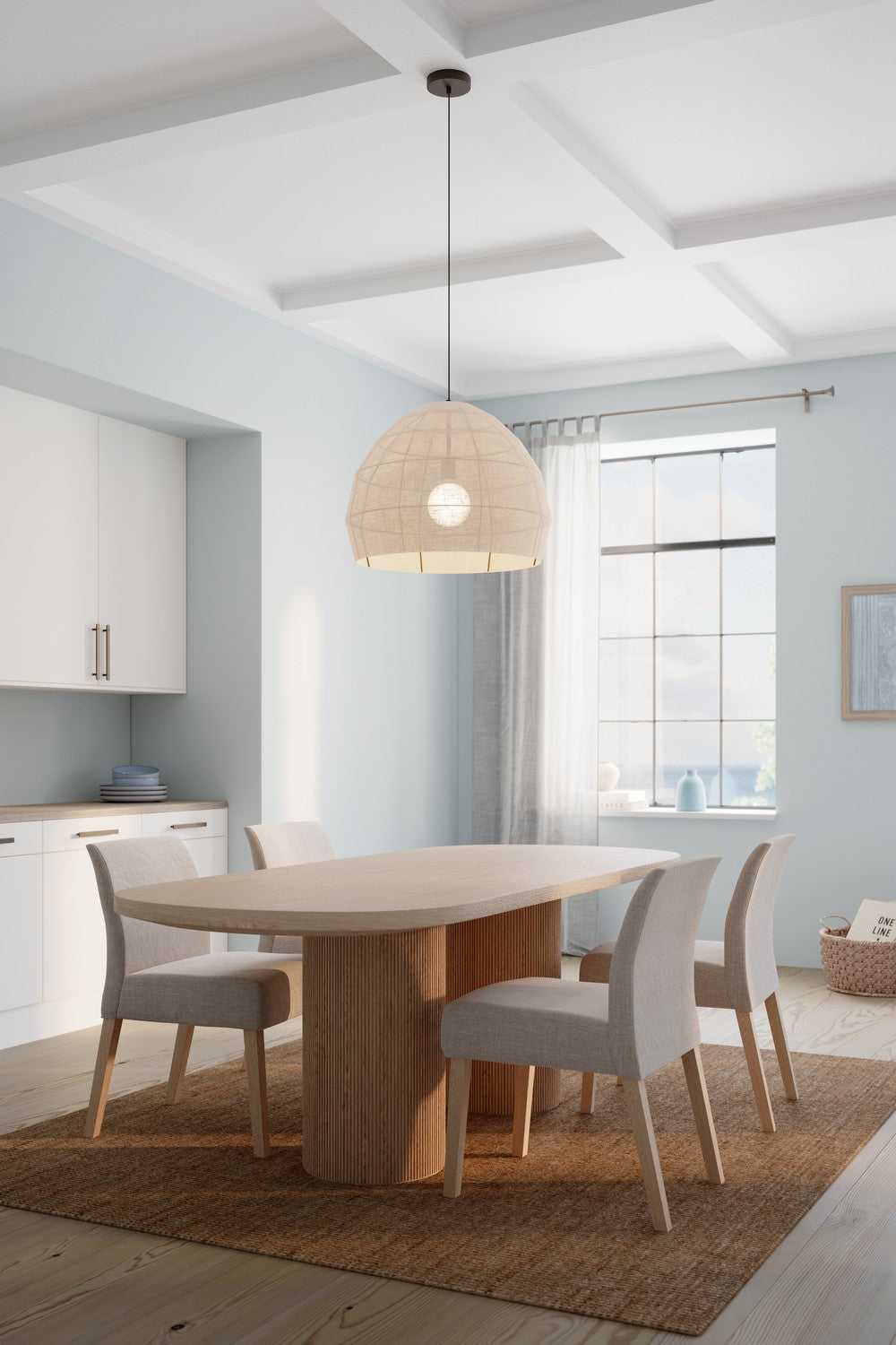 Lunel One Light Pendant in Dark Bronze Minka-Lavery