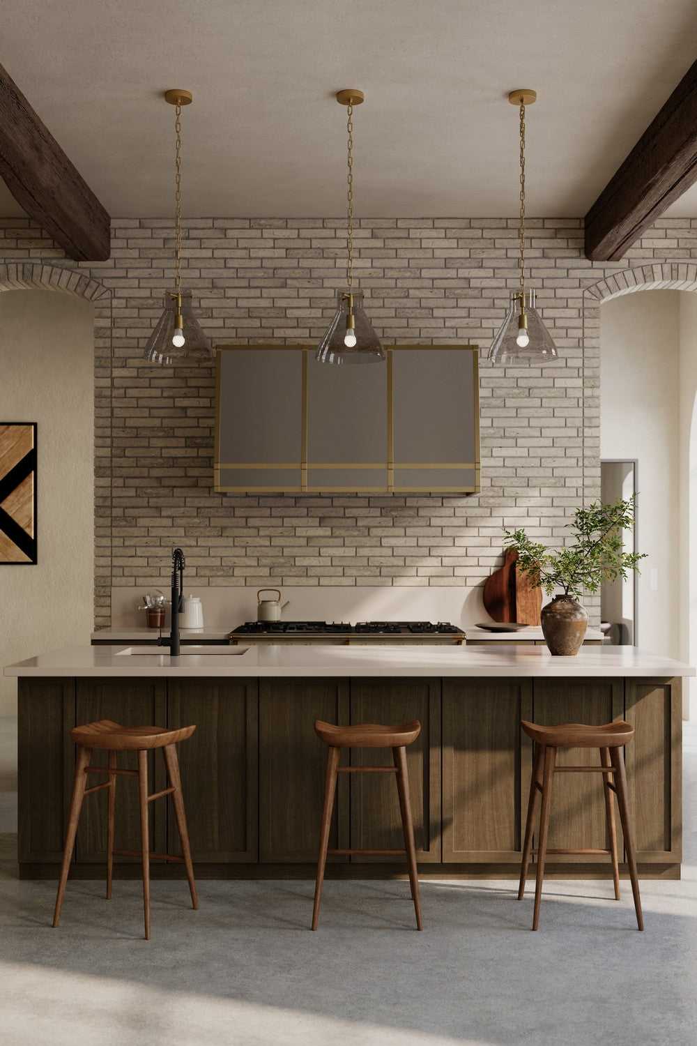 Sevara One Light Pendant in Legacy Brass Minka-Lavery