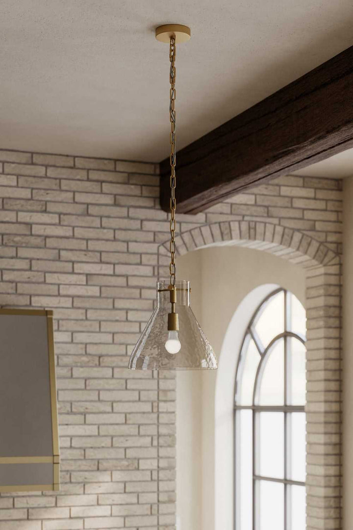 Sevara One Light Pendant in Legacy Brass Minka-Lavery