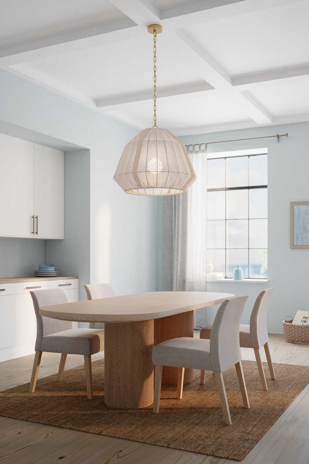 Velune One Light Pendant in Legacy Brass Minka-Lavery
