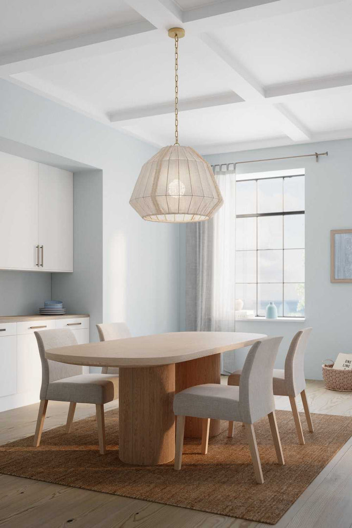 Velune One Light Pendant in Legacy Brass Minka-Lavery