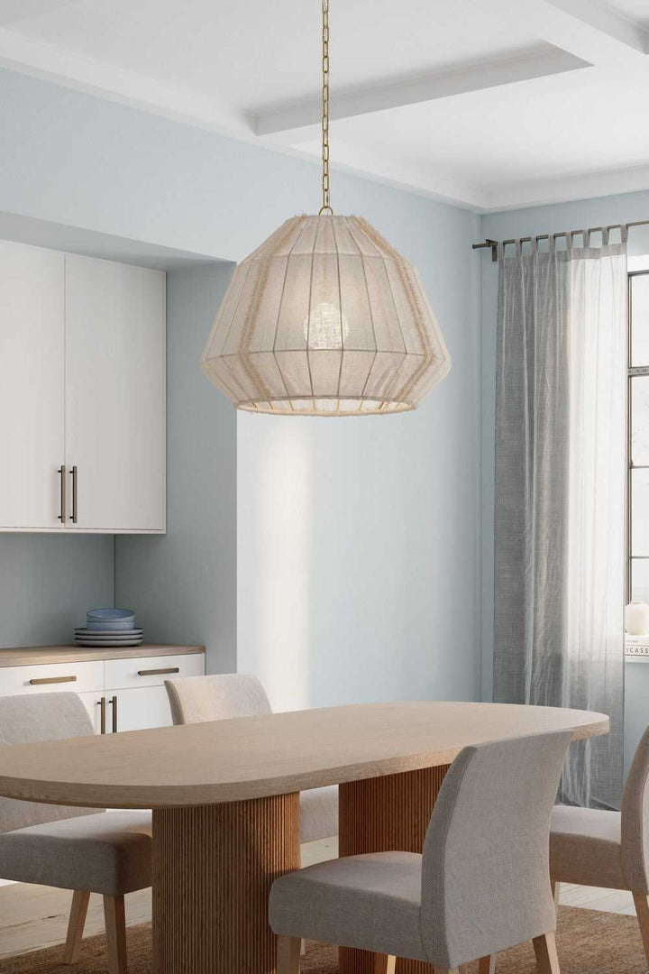 Velune One Light Pendant in Legacy Brass Minka-Lavery