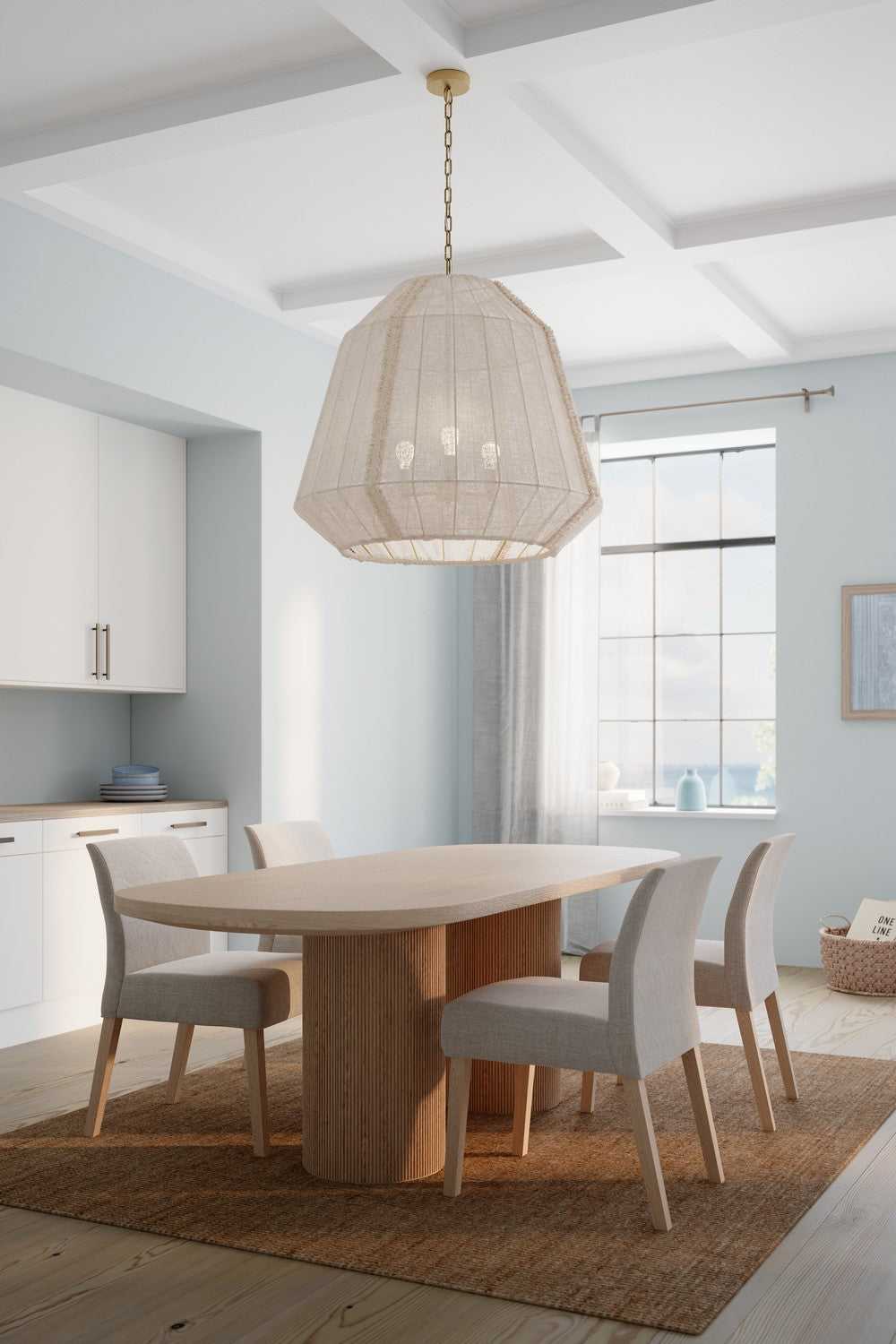 Velune Three Light Pendant in Legacy Brass Minka-Lavery
