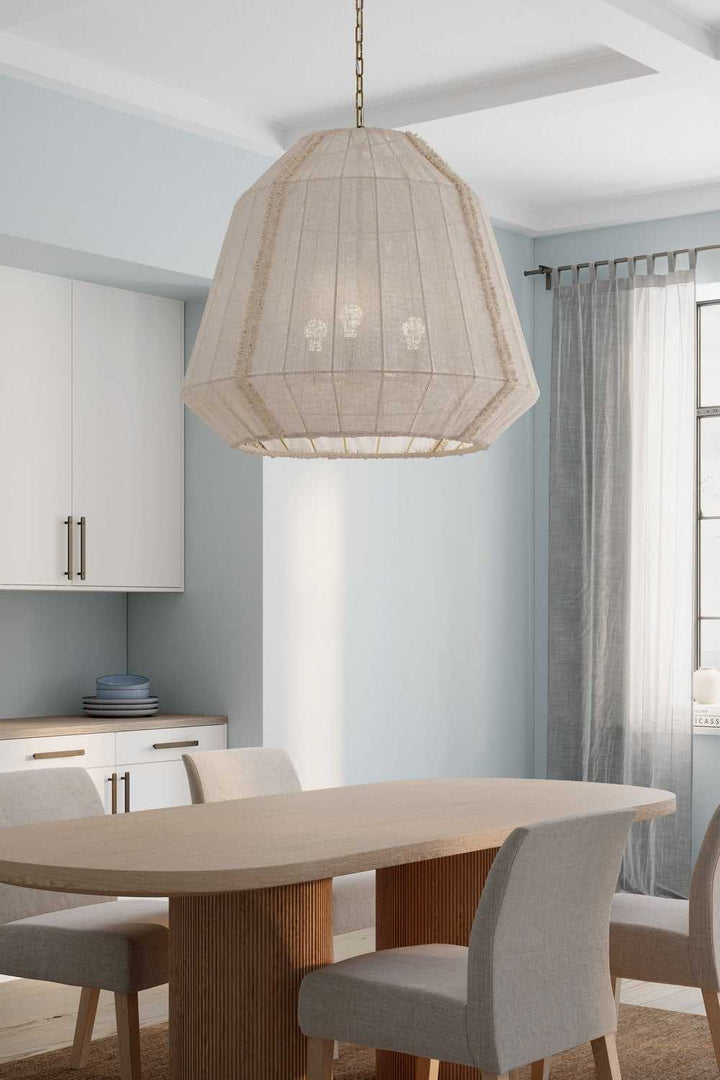 Velune Three Light Pendant in Legacy Brass Minka-Lavery