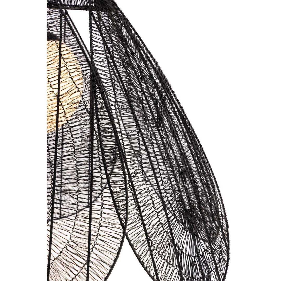 Sylari One Light Pendant in Dark Matte Black Minka-Lavery