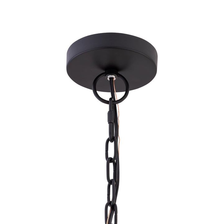 Sylari One Light Pendant in Dark Matte Black Minka-Lavery