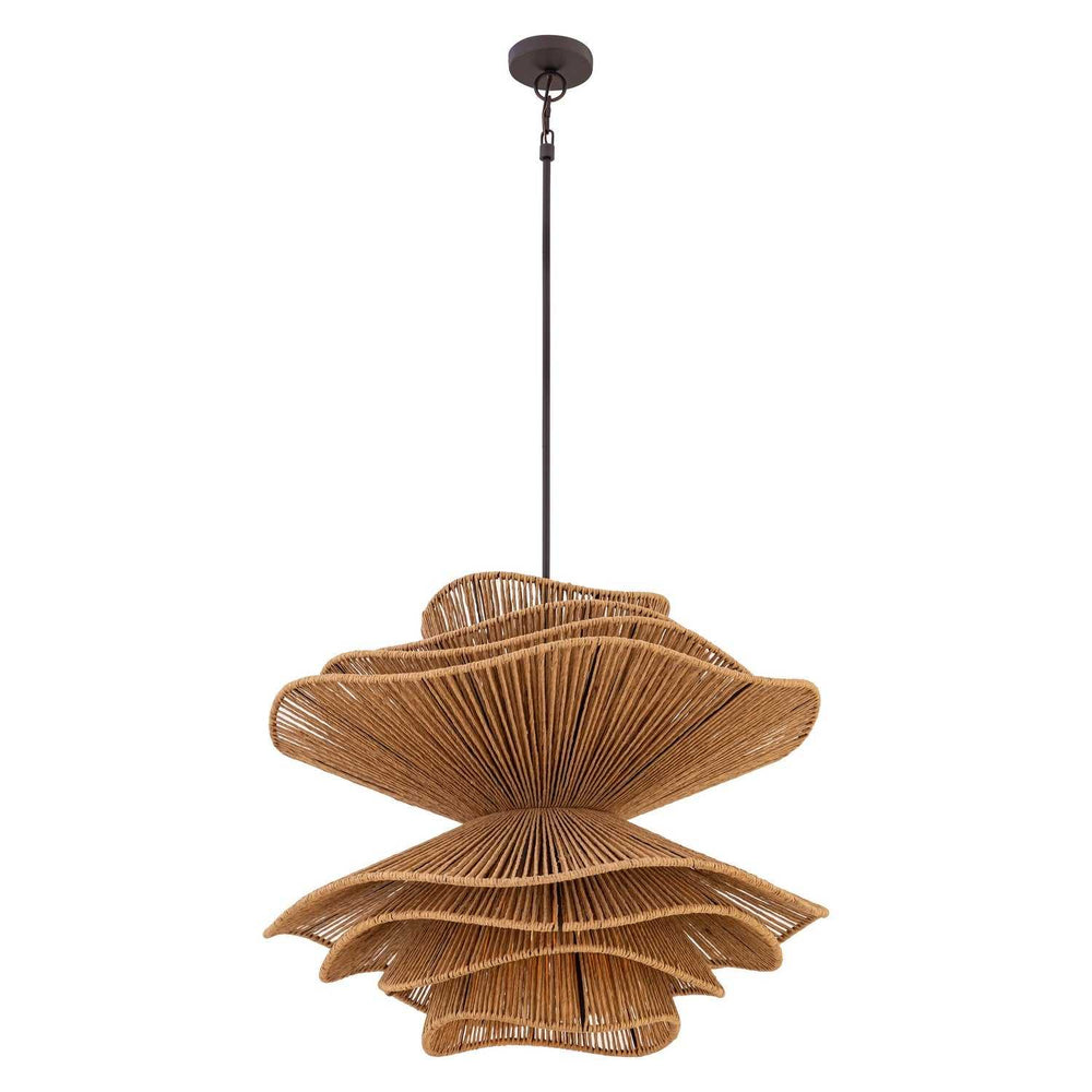 Mireth Six Light Pendant in Dark Bronze Minka-Lavery