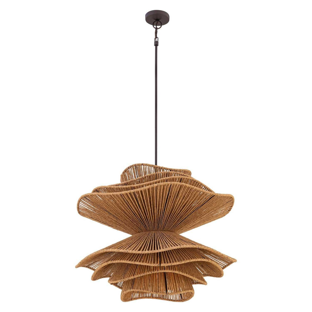 Mireth Six Light Pendant in Dark Bronze Minka-Lavery