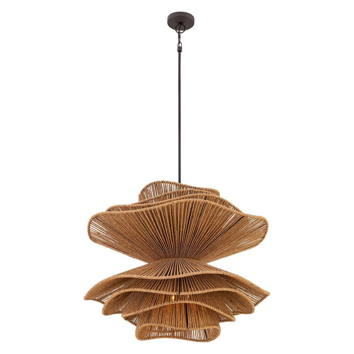 Mireth Six Light Pendant in Dark Bronze Minka-Lavery