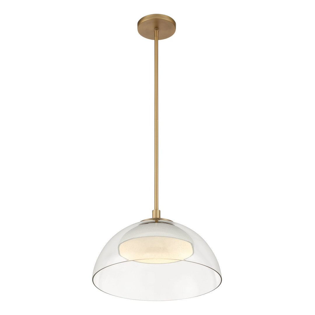 Halwynd LED Convertible Pendant/Semi-Flush in Legacy Brass Minka-Lavery