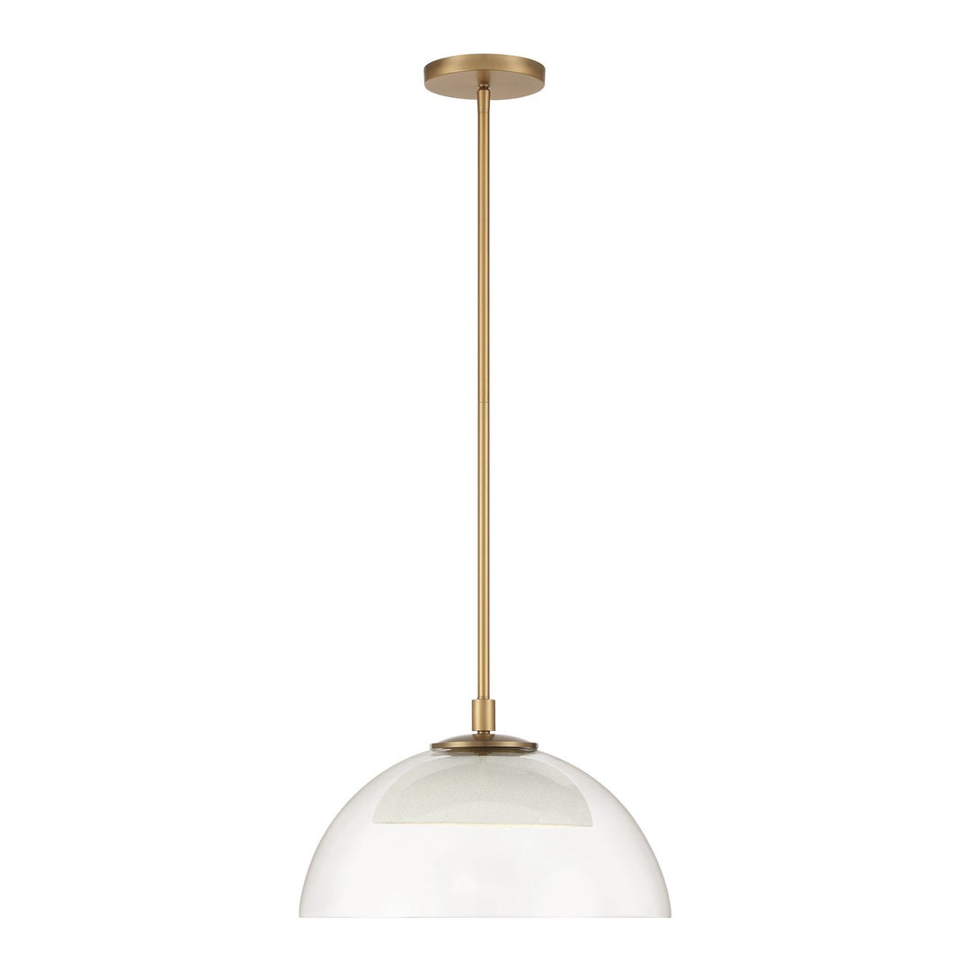 Halwynd LED Convertible Pendant/Semi-Flush in Legacy Brass Minka-Lavery